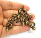 Antique Bronze Pendant Antique Bronze Plated Metal ( 61x54mm) G13863