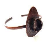 Copper Bracelet Blanks Bangle Blanks Cuff Blanks Adjustable Bracelet Blank Antique Copper Plated Brass (18x13mm Blanks ) G13870