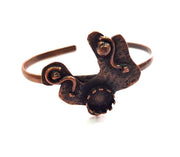 Copper Bracelet Blanks Bangle Blanks Cuff Blanks Adjustable Bracelet Blank Antique Copper Plated Brass (10mm Blanks ) G13892