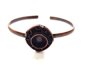 Copper Bracelet Blanks Bangle Blanks Cuff Blanks Adjustable Bracelet Blank Antique Copper Plated Brass (10mm Blanks ) G13895