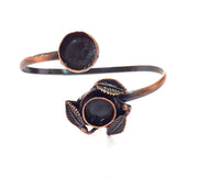 Copper Bracelet Blanks Bangle Blanks Cuff Blanks Adjustable Bracelet Blank Antique Copper Plated Brass (13mm and 10mm Blanks ) G13905