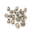 10 Silver Rondelle Beads Antique Silver Plated Beads 10x8mm  G13090