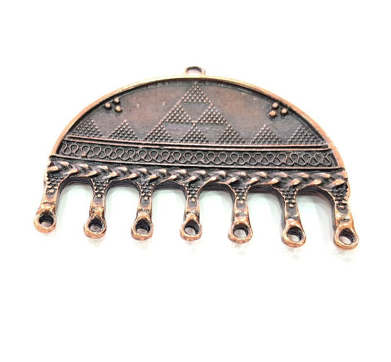 Copper Pendant Antique Copper Pendant Antique Copper Plated Metal ( 64x58 mm ) G13118