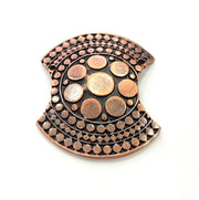 Copper Pendant Antique Copper Pendant Antique Copper Plated Metal (47x39 mm ) G13135