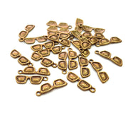 30 Glasses Charm Antique Bronze Charm Antique Bronze Plated Metal  (20x6mm) G13172