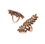 Copper Ring Settings inlay Ring Blank Mosaic Ring Bezel Base Cabochon Mountings ( 2 mm blank) Antique Copper Plated Brass G13303