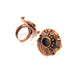 Copper Ring Settings inlay Ring Blank Mosaic Ring Bezel Base Cabochon Mountings ( 10 mm blank) Antique Copper Plated Brass G13308