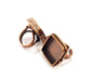 Copper Ring Settings inlay Ring Blank Mosaic Ring Bezel Base Cabochon Mountings ( 20x20 mm blank) Antique Copper Plated Brass G13310
