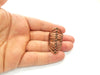 Copper Ring Settings inlay Ring Blank Mosaic Ring Bezel Base Cabochon Mountings ( 3 mm blank) Antique Copper Plated Brass G13325