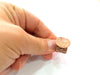 Copper Ring Settings inlay Ring Blank Mosaic Ring Bezel Base Cabochon Mountings ( 20 mm blank) Antique Copper Plated Brass G13381