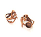 Copper Ring Settings inlay Ring Blank Mosaic Ring Bezel Base Cabochon Mountings ( 10 mm blank) Antique Copper Plated Brass G16856