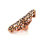 Copper Ring Blank Settings Ring Bezel Base Cabochon Mountings ( 3 mm blank) Antique Copper Plated Brass G13403