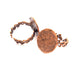 Copper Ring Blank Settings Ring Bezel Base Cabochon Mountings ( 15 mm blank) Antique Copper Plated Brass G13416