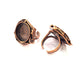 Copper Ring Settings inlay Ring Blank Mosaic Ring Bezel Base Cabochon Mountings ( 20 mm blank) Antique Copper Plated Brass G13433