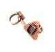 Copper Ring Settings inlay Ring Blank Mosaic Ring Bezel Base Cabochon Mountings ( 13x9 mm blank) Antique Copper Plated Brass G13468