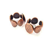 Copper Ring Blank Settings Ring Bezel Base Cabochon Mountings ( 15 mm blank) Antique Copper Plated Brass G13470