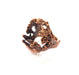 Copper Ring Blank Settings Ring Bezel Base Cabochon Mountings ( 24 mm blank) Antique Copper Plated Brass G13500