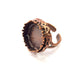 Copper Ring Settings inlay Ring Blank Mosaic Ring Bezel Base Cabochon Mountings ( 20 mm blank) Antique Copper Plated Brass G13501