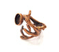Copper Ring Settings inlay Ring Blank Mosaic Ring Bezel Base Cabochon Mountings ( 10 mm blank) Antique Copper Plated Brass G13505