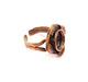 Copper Ring Settings inlay Ring Blank Mosaic Ring Bezel Base Cabochon Mountings ( 10 mm blank) Antique Copper Plated Brass G13515