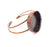 Copper Bracelet Blanks Bangle Blanks Cuff Blanks Adjustable Bracelet Blank Antique Copper Plated Brass ( 35 mm Blanks ) G13581