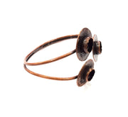Copper Bracelet Blanks Bangle Blanks Cuff Blanks Adjustable Bracelet Blank Antique Copper Plated Brass ( 10mm Blanks ) G13584