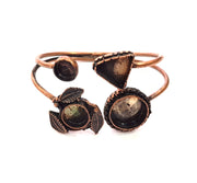 Copper Bracelet Blanks Bangle Blanks Cuff Blanks Adjustable Bracelet Blank Antique Copper Plated Brass (10,11,14x13,16mm Blanks ) G13590