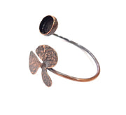 Copper Bracelet Blanks Bangle Blanks Cuff Blanks Adjustable Bracelet Blank Antique Copper Plated Brass ( 14mm Blanks ) G13600