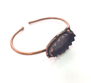 Copper Bracelet Blanks Bangle Blanks Cuff Blanks Adjustable Bracelet Blank Antique Copper Plated Brass (30x16mm Blanks ) G13971