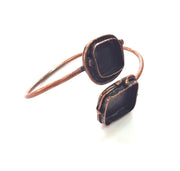 Copper Bracelet Blanks Bangle Blanks Cuff Blanks Adjustable Bracelet Blank Antique Copper Plated Brass (14x14mm,20mm Blanks ) G13974