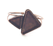 Copper Bracelet Blanks Bangle Blanks Cuff Blanks Adjustable Bracelet Blank Antique Copper Plated Brass (36x24mm,18x17mm Blanks ) G13979