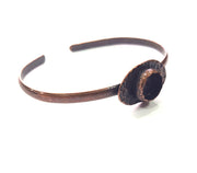 Copper Bracelet Blanks Bangle Blanks Cuff Blanks Adjustable Bracelet Blank Antique Copper Plated Brass (10mm Blanks ) G14009