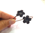 Copper Bracelet Blanks Bangle Blanks Cuff Blanks Adjustable Bracelet Blank Antique Copper Plated Brass (14mm Blanks ) G14012