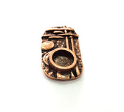Copper Pendant Blank Mosaic Base inlay Blank Necklace Blank Resin Mountings Antique Copper Plated Metal ( 10 mm round blank) G14026