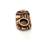 Copper Pendant Blank Mosaic Base inlay Blank Necklace Blank Resin Mountings Antique Copper Plated Metal ( 10 mm round blank) G14026