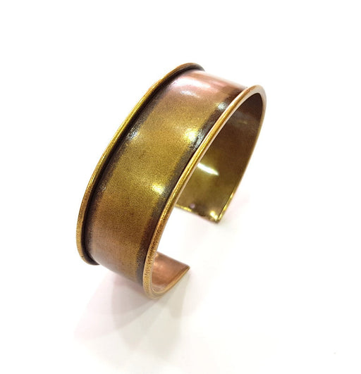 Bangle Blanks Antique Bronze Bracelet Blanks Cuff Blanks Adjustable Bracelet Blank Antique Bronze Plated Brass (20mm ) G13688