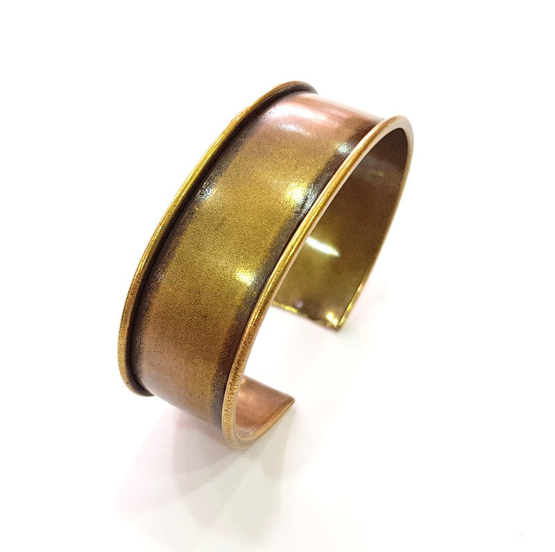 Bangle Blanks Antique Bronze Bracelet Blanks Cuff Blanks Adjustable Bracelet Blank Antique Bronze Plated Brass (20mm ) G13688
