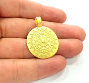 Gold Pendant Gold Plated Metal (28mm)  G13697
