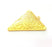 Triangle Pendant Gold Pendant Gold Plated Metal (59x50mm)  G13701