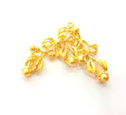 Fruit Branch Pendant Gold Pendant Gold Plated Metal (61x53mm)  G13702