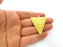 Triangle Pendant Gold Pendant Gold Plated Metal (46x38mm)  G13705
