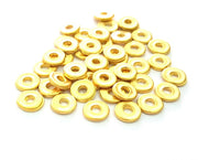 10 Gold Charm Connector Gold Plated Metal (10mm)  G13718
