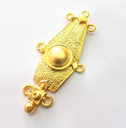 Gold Pendant Gold Plated Metal (84x38mm)  G14059