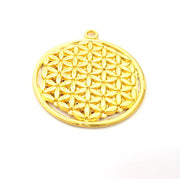 Gold Pendant Gold Plated Metal (33mm)  G14070