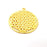 Gold Pendant Gold Plated Metal (33mm)  G14070