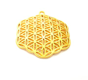 Gold Pendant Gold Plated Metal (38mm)  G14075