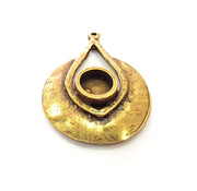 Antique Bronze Pendant Blank inlay Blank Mosaic Blank Resin Blank Bezel Base Setting Mountings Antique Bronze Plated(10mm blank) G14186