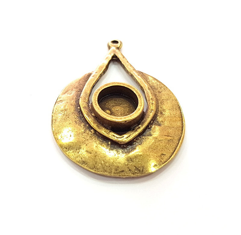 Antique Bronze Pendant Blank inlay Blank Mosaic Blank Resin Blank Bezel Base Setting Mountings Antique Bronze Plated(10mm blank) G14186