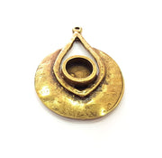 Antique Bronze Pendant Blank inlay Blank Mosaic Blank Resin Blank Bezel Base Setting Mountings Antique Bronze Plated(10mm blank) G14186