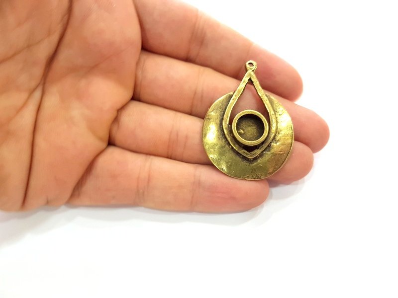 Antique Bronze Pendant Blank inlay Blank Mosaic Blank Resin Blank Bezel Base Setting Mountings Antique Bronze Plated(10mm blank) G14186
